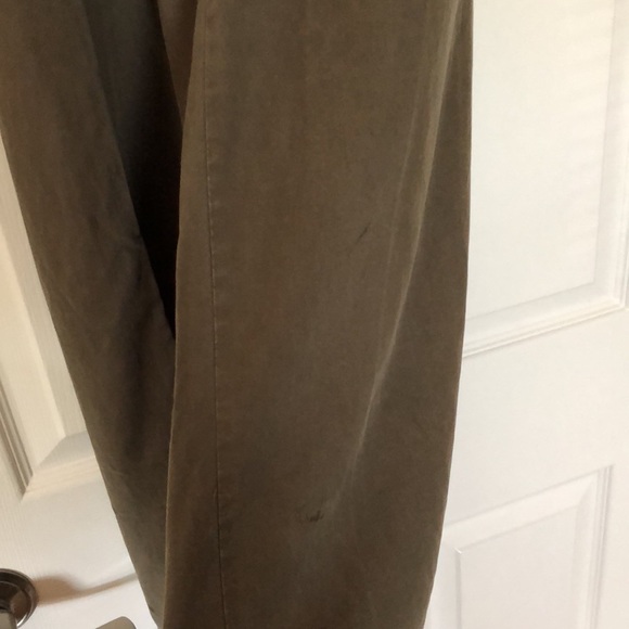 Thread & Supply olive green paper bag waist pants - Picture 5 of 9